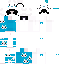 Minecraft skin texture, 64x64 pixels