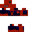 Minecraft skin texture, 64x64 pixels