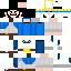 Minecraft skin texture, 64x64 pixels