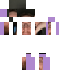 Minecraft skin texture, 64x64 pixels