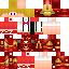 Minecraft skin texture, 64x64 pixels