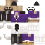 Minecraft skin texture, 64x64 pixels