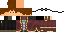 Minecraft skin texture, 64x32 legacy pixels