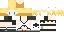 Minecraft skin texture, 64x32 legacy pixels