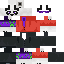 Minecraft skin texture, 64x64 pixels