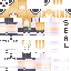 Minecraft skin texture, 64x64 pixels