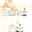 Yellow Minecraft skin texture, 64x64 pixels