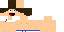 Minecraft skin texture, 64x32 legacy pixels