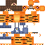 Minecraft skin texture, 64x64 pixels