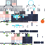 Minecraft skin texture, 64x64 pixels