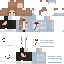 Minecraft skin texture, 64x64 pixels