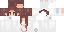 Minecraft skin texture, 64x32 legacy pixels