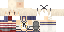 Minecraft skin texture, 64x32 legacy pixels