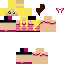 Minecraft skin texture, 64x64 pixels