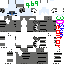 Minecraft skin texture, 64x64 pixels