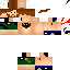 Minecraft skin texture, 64x64 pixels