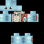 Minecraft skin texture, 64x64 pixels