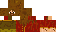 Minecraft skin texture, 64x32 legacy pixels