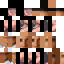 Minecraft skin texture, 64x64 pixels