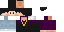 Minecraft skin texture, 64x32 legacy pixels