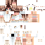 Minecraft skin texture, 64x64 pixels