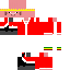 Minecraft skin texture, 64x64 pixels