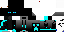 Minecraft skin texture, 64x32 legacy pixels