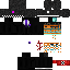 Minecraft skin texture, 64x64 pixels