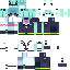 Minecraft skin texture, 64x64 pixels