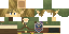 Minecraft skin texture, 64x32 legacy pixels