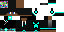 Minecraft skin texture, 64x32 legacy pixels
