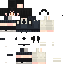 Minecraft skin texture, 64x64 pixels