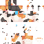 Minecraft skin texture, 64x64 pixels