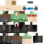 Minecraft skin texture, 64x64 pixels