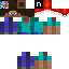 Minecraft skin texture, 64x64 pixels