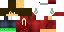 Minecraft skin texture, 64x32 legacy pixels