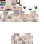 Minecraft skin texture, 64x64 pixels