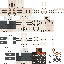Minecraft skin texture, 64x64 pixels