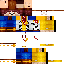Minecraft skin texture, 64x64 pixels