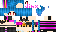 Minecraft skin texture, 64x32 legacy pixels