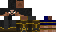 Minecraft skin texture, 64x32 legacy pixels
