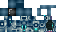 Minecraft skin texture, 64x32 legacy pixels