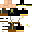 Minecraft skin texture, 64x64 pixels