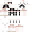 Minecraft skin texture, 64x64 pixels