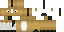Minecraft skin texture, 64x32 legacy pixels