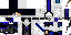 Minecraft skin texture, 64x32 legacy pixels