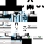 Minecraft skin texture, 64x64 pixels