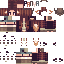 Minecraft skin texture, 64x64 pixels