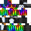 Minecraft skin texture, 64x64 pixels