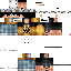 Minecraft skin texture, 64x64 pixels